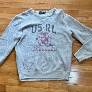 Polo by Ralph Lauren Gray Sweatshirt for Men size medium